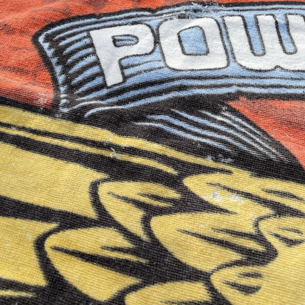Powell Peralta Skateboards Bones Ripper Red Beach Towel Has Hole